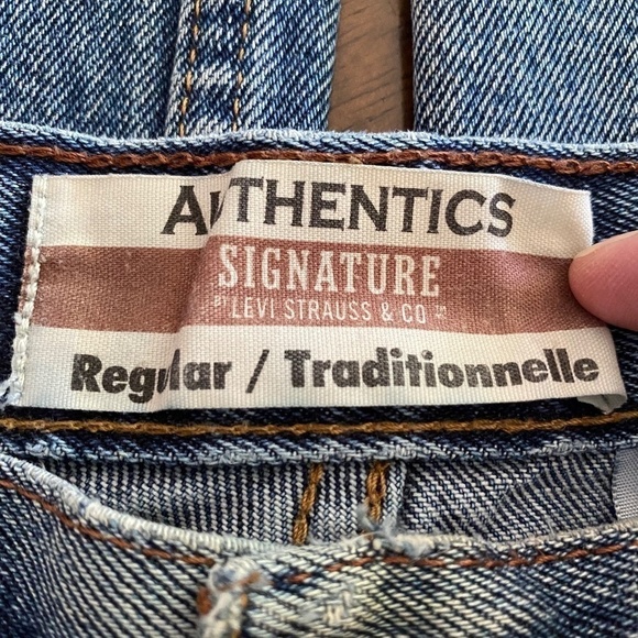 LEVI'S Authentics Signature Hi waisted Regular jeans 100% cotton - Picture 10 of 14